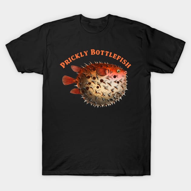 Prickly Bottlefish T-Shirt by Spazashop Designs